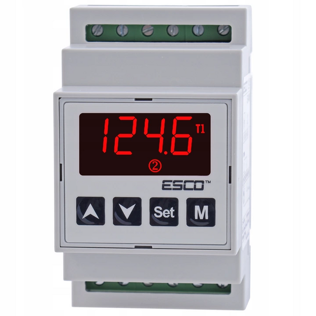 Regulator temperatury  PT10D(na szynę DIN)